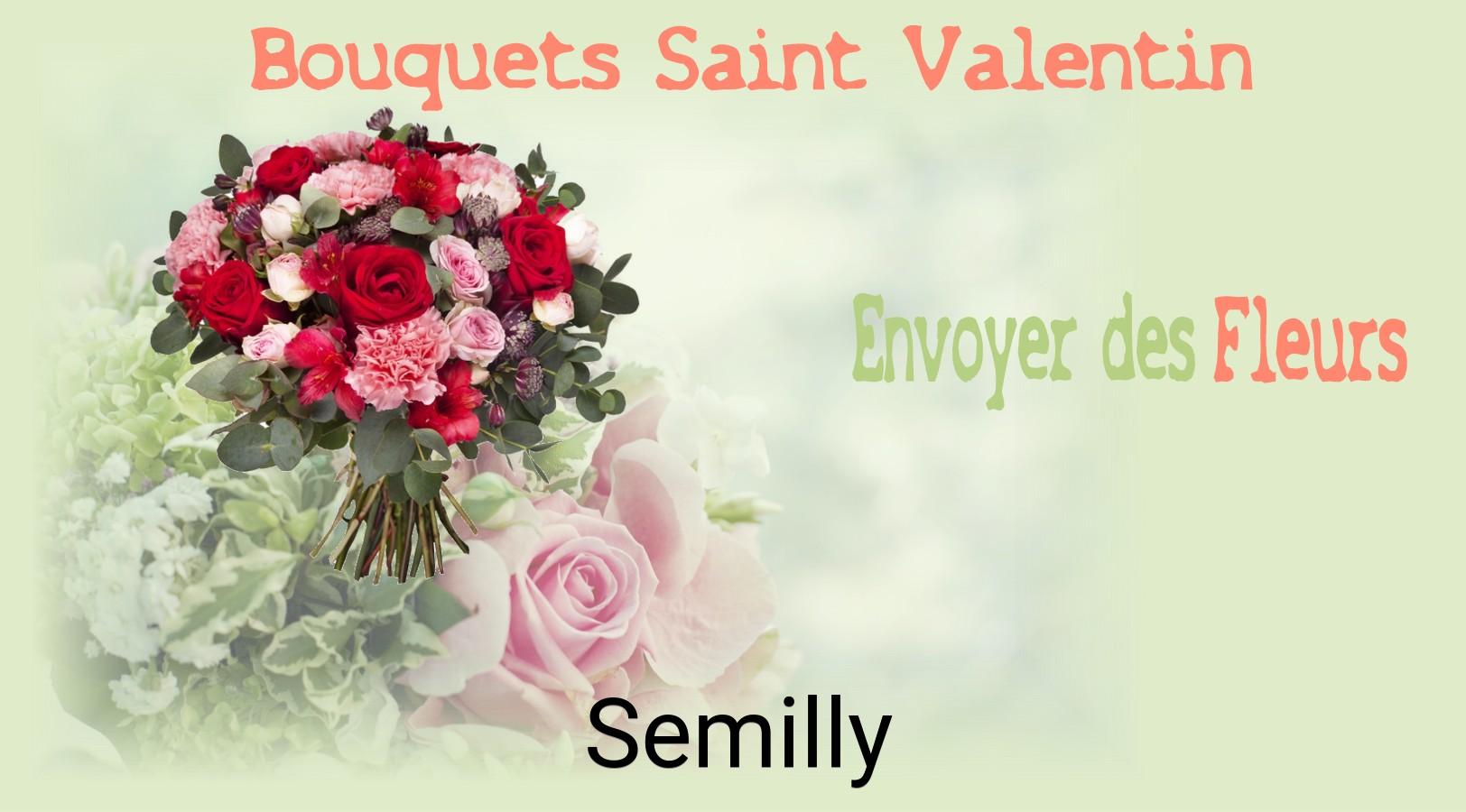 Roses de Saint-Valentin livrées à Semilly